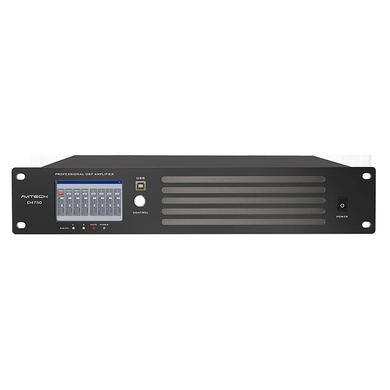 4 CH 750W Dante DSP -усилитель мощности